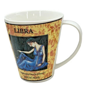 LIBRA Tall Zodiac What's Your Sign Mug Large Coffee Cup Astrology Birthday Gift